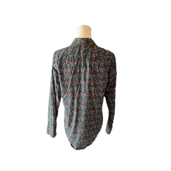 J. Crew - Garçon Classic Liberty® Tana Lawn Floral Button Down Blouse Sz 2 - Picture 3 of 8